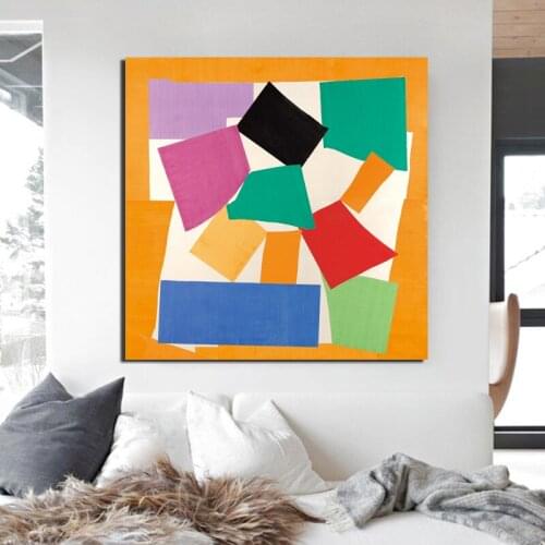 Poster Vintage Matisse Canvas Posters Prints Marble Abstract Wall Art Painting Decorative Picture Modern Home Decoration Artwork