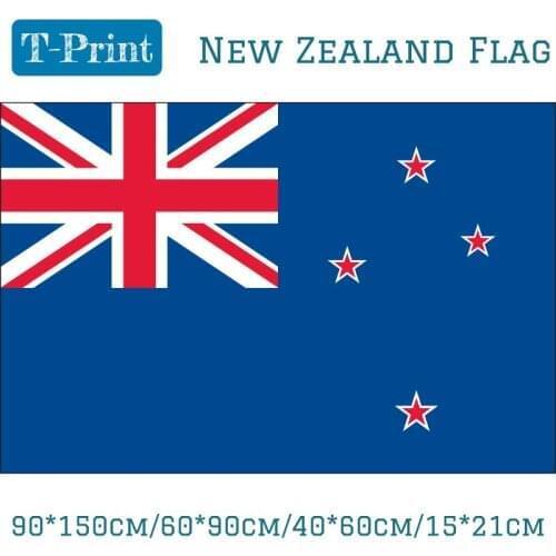 10PCS Flag * New Zealand National Flag 5x3ft for World Cup National Day Sports games Office Home Decoration Outlast Polyester