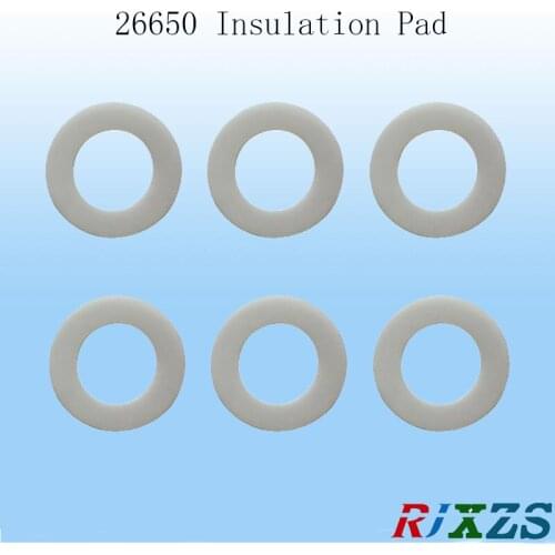 10pcs/alot 26650 insulating cover battery protection cover white pad