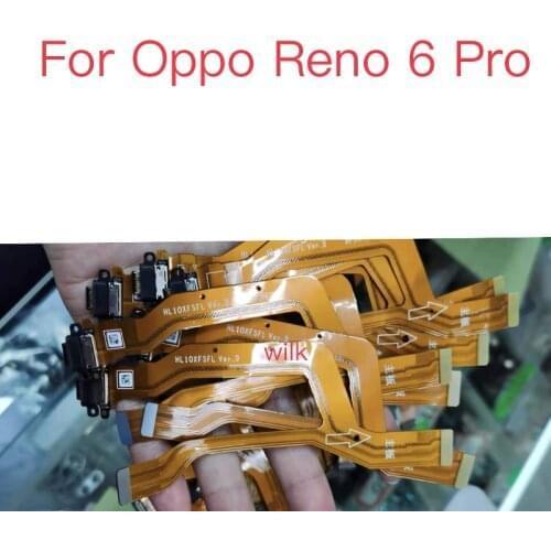 10PCS NEW Original USB Port Charging Board For Oppo Reno6 Pro Reno6pro Reno 6 Pro USB Charging Dock Port Flex cable Repair Parts