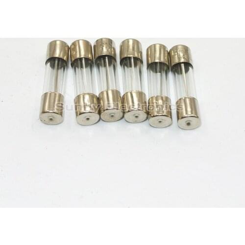 100PCS 2A 250V Fuses 2 Amp Fast-Blow Fuse 5mm x 20mm F2AL250V Glass Tube