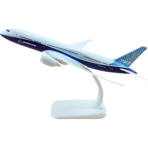 18CM Boeing 787 B787-9 Prototype Model Diecast Metal Alloy Plane Aircraft Model Toy Airplane Kids Gift Collectible Display