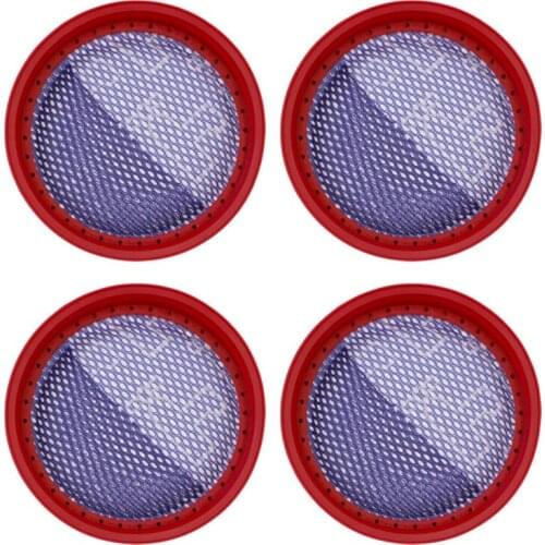 4Pcs for Dibea D18 D008Pro Vacuum Cleaner Replacement Washable Filter Parte Filter Replacement Parts