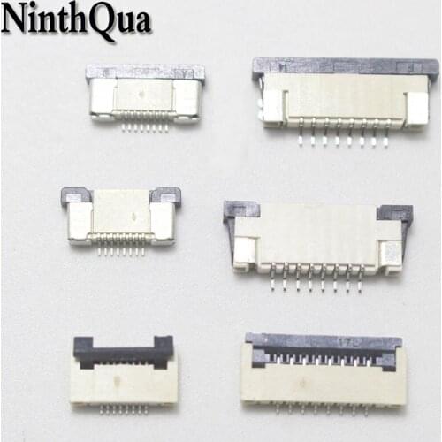 5pcs 0.5MM / 1.0mm 8P Clamshell Drawer Up Down FPC Connector socket for 8Pin Type A B FFC Cable