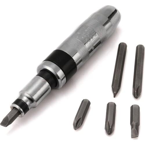 7pcs red box Heavy Duty Impact Chrome vanadium Steel Percussive Drilling Multi Function Screwdriver set