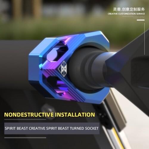 SPIRIT BEAST Motorcycle Accessories Turn Signals Turn Lights Base LED Turn Lamp Base Motor Lights Stent Creative Products