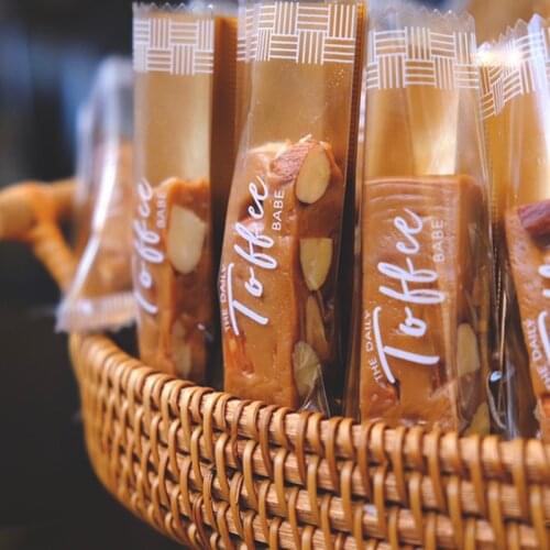 LBSISI Life 100pc Hot Seal Toffee Nougat Biscuit Cookie Candy Chocolate Baking DIY Machine Sealed Packaging Bags Event & Party