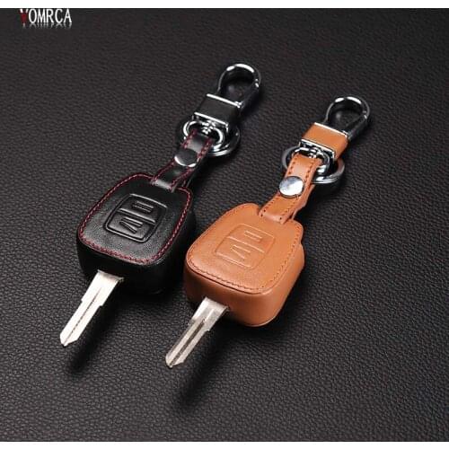 High Quality genuine leather car key cover , car styling for Vauxhall Opel Astra for Zafira Omega Astra Mk4 ,2 Buttons