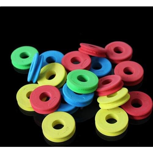 100Pcs/set fishing foam main coil winding board colorful winding winding accessories shaft tackle grain coil wood fishing D9H2