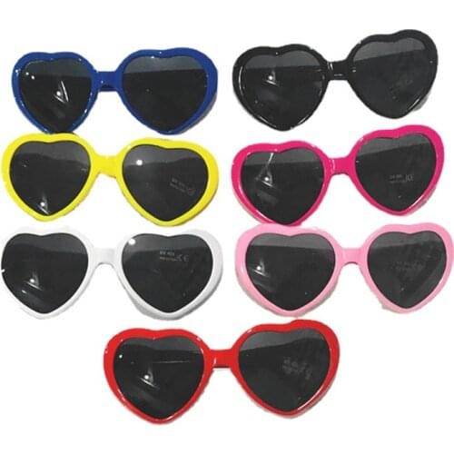 Internet Celebrity Love Sun Glasses Romantic Cosplay Heart Special Effects Sunglasses Eyewear Fancy Gift