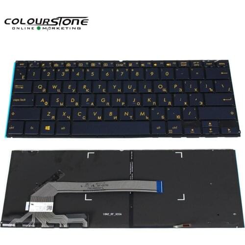 UX370 Ru laptop keyboard for Asus ZenBook Flip S UX370 UX370U UX370UA U370 Q325U Black with backlit russian keyboard