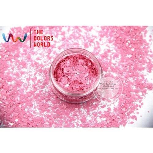 MH21-245 Pink Colors Solvent Resistant Mix Shape Glitter Sequins for nail art DIY decoration and Holiday decorations