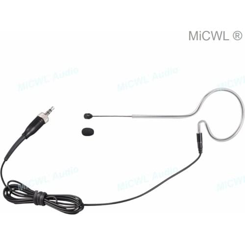 MiCWL High quality Single ear Headset Microphone for Sennheiser ew100 ew300 ew500 sk100 G2 G3 G4 Wireless Head Mics SE02