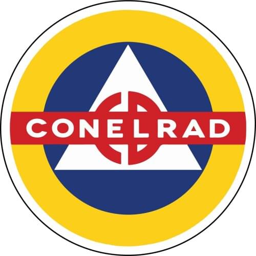 Civil Sticker Suitable for Control of Electromagnetic Radiation Decal Sticker HAM Radio CONELRAD Civil