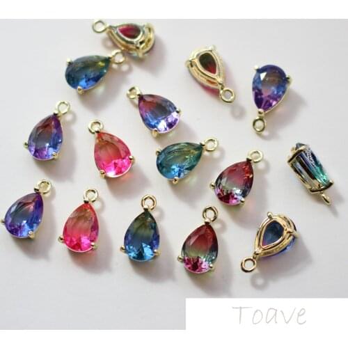New mini wild drop gradient pendant material earring accessories