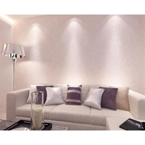 Beibehang Solid color wallpaper for walls bedroom living room modern home decoration warm TV wall 3d wallpaper papel de parede