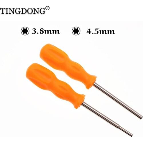 3.8mm + 4.5mm Screwdriver Tool for Nintendo N GC/ NES /N64 /SNES for SEGA Security Gamebit repair tool