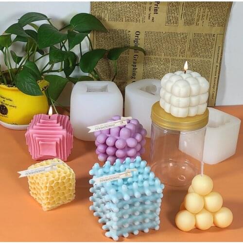 Candle Silicone Molds Candle Mould Homemade Beeswax Beehive Candle Soap Crayon Wax Melt Hives Diy Candle Making Supplie