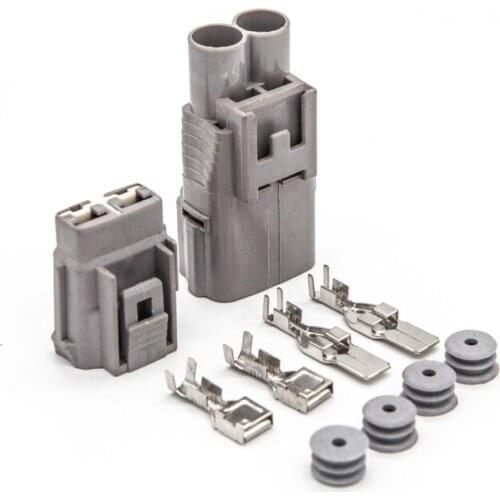 1/2/5/10 Set 2 Pin Heavy Truck Vehicle Waterproof High Current Electric Wire Connector Plug Male Female Automotive Cable Adapter