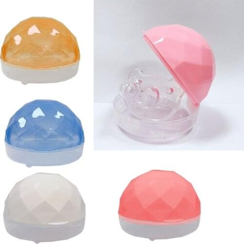 1Pc Baby Feeding Nipple Storage Box Portable Baby Infant Kids Pacifier Nipple Cradle Case Holder Travel Storage Box
