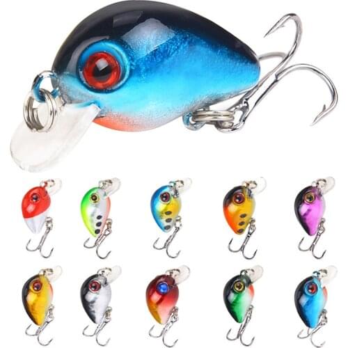 1PCS Mini Minnow Lure 3cm 1.6g Topwater Wobbler Minnow Fishing Lure Artificial Hard Bait Crankbait Minnow Fishing Lure Tackle