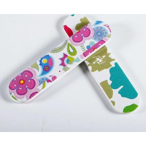 10Pcs Flower Mini Double Sided Nail Art Files for Polishing Buffing Sanding