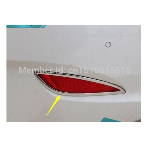 2010-2013 for Hyundai VERNA Chrome Rear Fog Light lamp cover Trim 2pcs/set