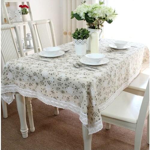 Free Shipping!Linen Table Cloth Tablecloth Table Cover Dining Table Decoration Mantel De Mesa Lace Tableclothes Printed Woven