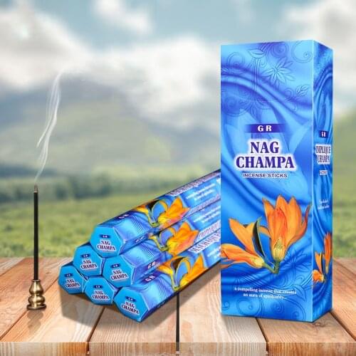 Big Box India Incense Yellow Orchid Nag Champa Aroma Incense Stick Health Air Clean Good for Sleepping