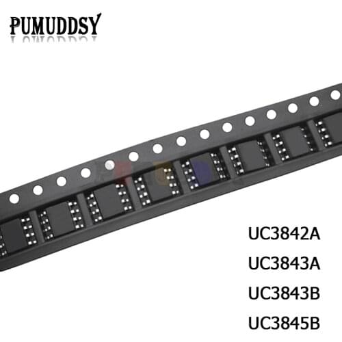 10PCS UC3842A UC3843A UC3843B UC3845B SOP8 UC3842 UC3843 UC3845 IC Chipset
