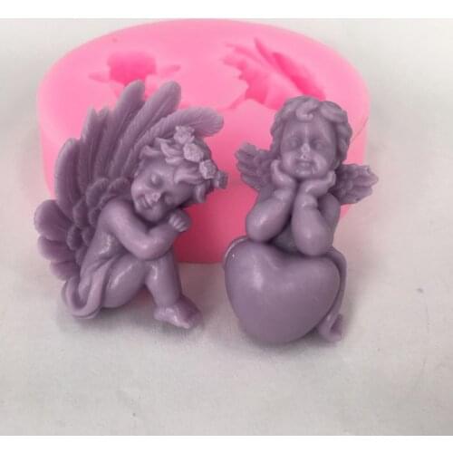 Baby Angel Wings Love Silicone Resin Mold Epoxy Resin DIY Jewelry Making Tools