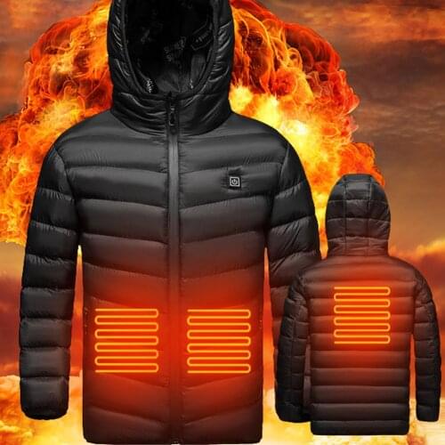 Children' S Heated Down Suit 3 Adjsutable Temperature Levels Lightweight Front And Back Heating Jacket For Outdoor Home Dropship