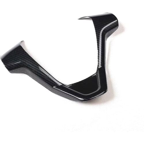 For Ford Fiesta 2009-2013 Left Hand Drive Car Steering Wheel Decoration Trim Styling Interior ABS Auto Accessory