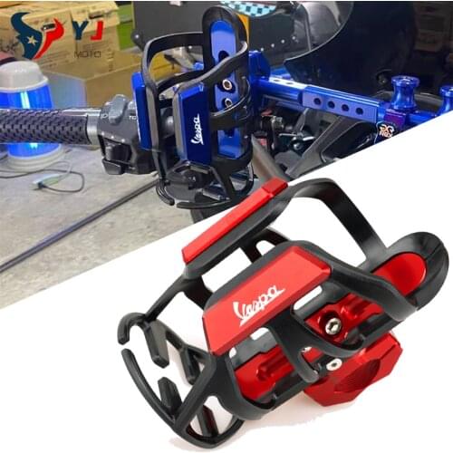 For Vespa Piaggio MP3 500 300 BYQ FLY Medley150 ZIP50 Liberty 150s 125 Motorcycle CNC Beverage Water Bottle Drink Cup Holder