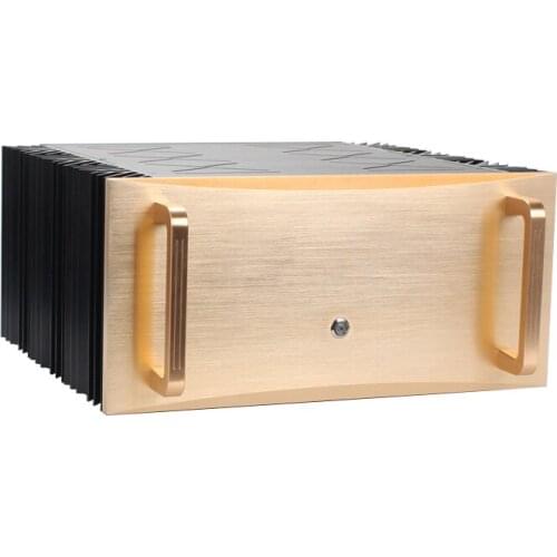 DYI BOX 375*430*200mm 148 All Aluminum Luxury Class a Rear Tube Power Amplifier Case Amplifier Chassis House Enclosure