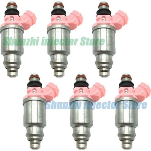 6pcs Fuel Injector Nozzle For Toyota Land Cruiser 4.5L V8 Lexus LX450 4.5L V6 23250-74080 23209-74080 2325074080 2320974080