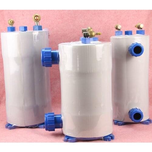 Pure titanium evaporator, 1HP water tank hot and cold pure titanium gun, seafood fish pond evaporator