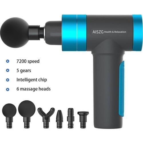 Muscle Massage Gun Strong Vibration Deep Muscle Electric Massager Machine Pain Relief Weight Loss Body Shape Fitness Big Battery