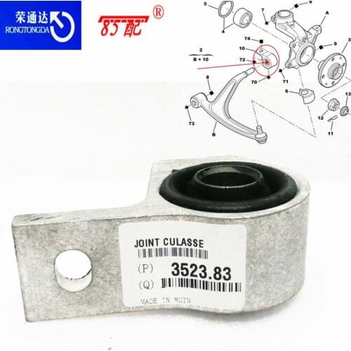 Lower arm aluminum hinge OEM 352383 For Peugeot Partner For Citroen Berlngo / Xsara Picasso Front lower wishbone arm bushes