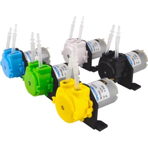 New 12V 24V DC Dosing Water Pump Peristaltic Dosing Head For Aquarium Lab Analytical Water with Water Pipe DIY Liquids Pump Tool