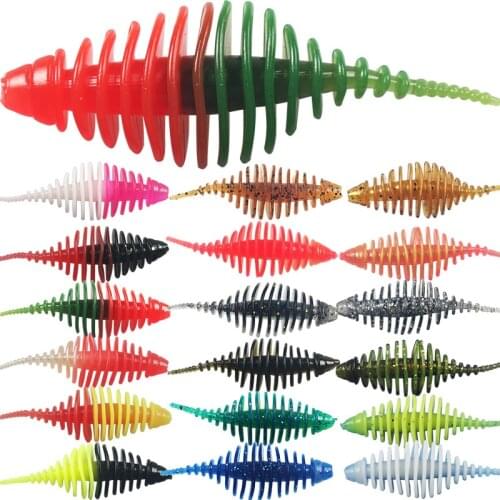 Wholesale Colorful Hot Selling 10pcs 5cm Fishing Needle Tail Soft Bait