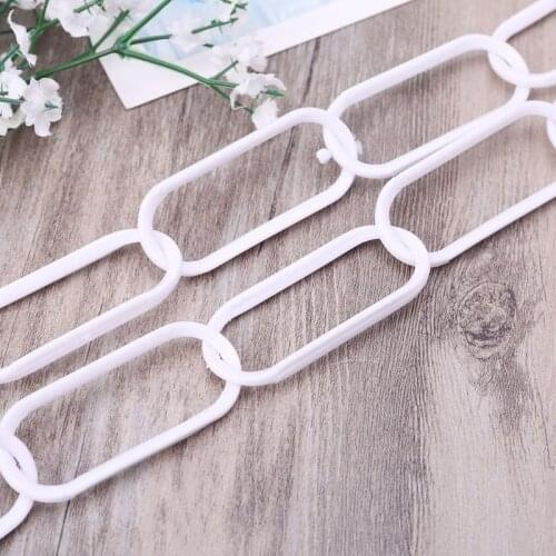 Plastic Clothes Market Shop Display Hanging Chain Hooks With 23 RingsHanger Household Tools 51Inch