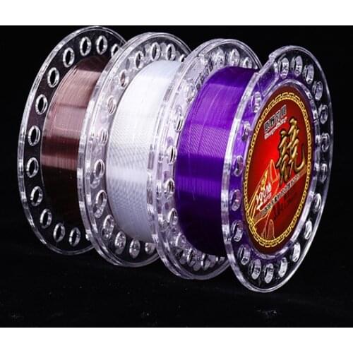 Rompin 100M NT40 Fishing Line Transparent Super Strong Monofilament Nylon Fly Carp Fishing Line Japan Materia Pesca Carbon Fiber