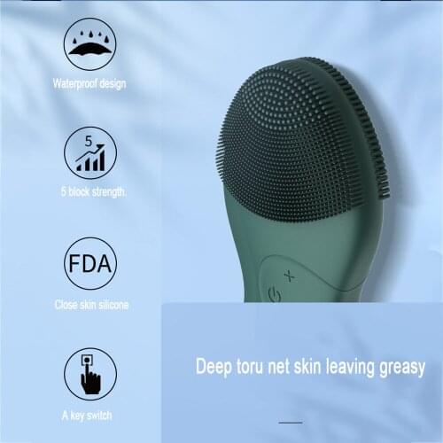 FRESHME Silicone Face Cleansing Brush Electric Face Cleanser Electric Facial Cleanser Cleansing Skin Deep Washing Massage Brush