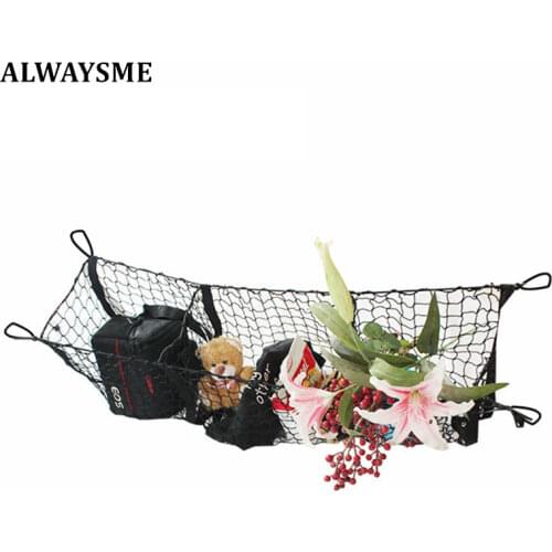 ALWAYSME 130X33CM Envelope Style Truck Bed Cargo Net,Universal But Truck Bed Inside Dimension Need To Less Than 1.6 Meter