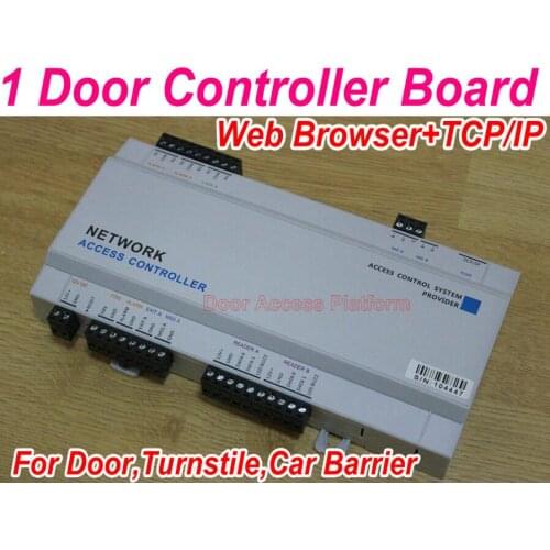 1 Door IP Controller Panel Control Board with Built-in Web Interface+TCP/IP LANNetwork For 1 Door Entry+Exit Wiegand26/34 manage