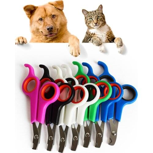 1PC Cat Dog Grooming Nail Clippers Puppy Nail Clipper Trimmer Cutter Stainless Steel Dogs Cats Claw Nail Scissors Pet Toe Care