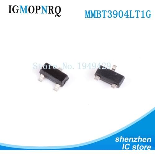 100pcs MMBT3904LT1G 1AM MMBT3904 2N3904 3904 SOT23-3 Bipolar Transistors - BJT 0.2A NPN transistor new