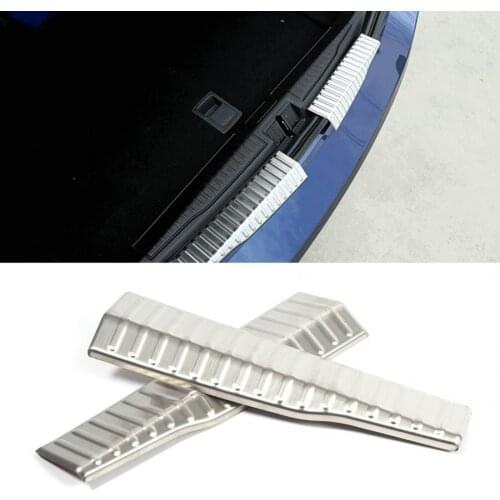 2 pcs Inner Rear Bumper Guard Trunk Edge Cover Trim Fit for Para Alfa Romeo Giulia car accessories