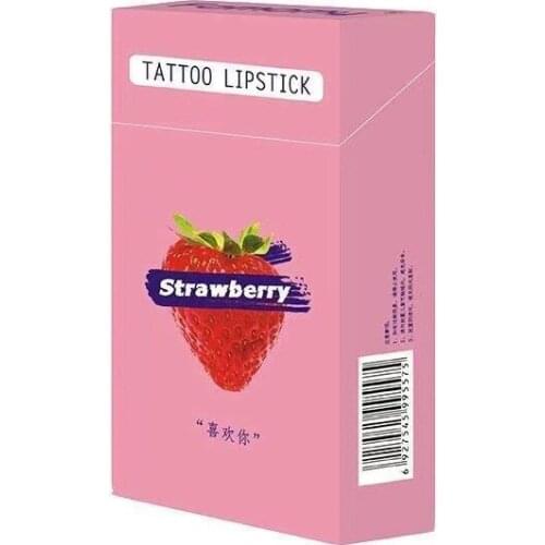 30 Pcs\set Lipstick Cigarette Case Cotton Swab Lip Glaze Long Lasting Waterproof Lip Glaze Potable Lip Cosmetic Lip Gloss